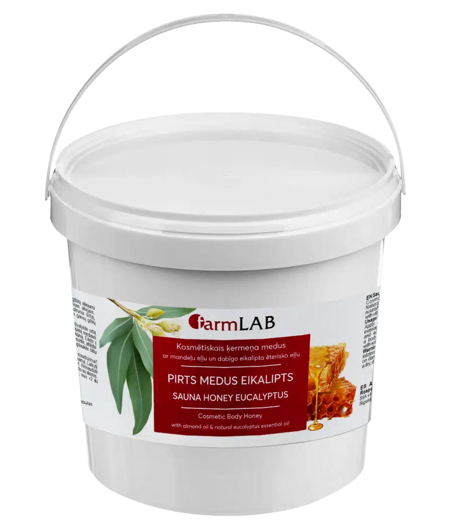 Eucalyptus sauna honey jar